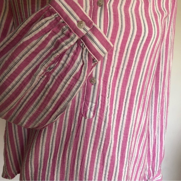Universal Thread Striped Long Sleeve Shirt - Picture 6 of 7